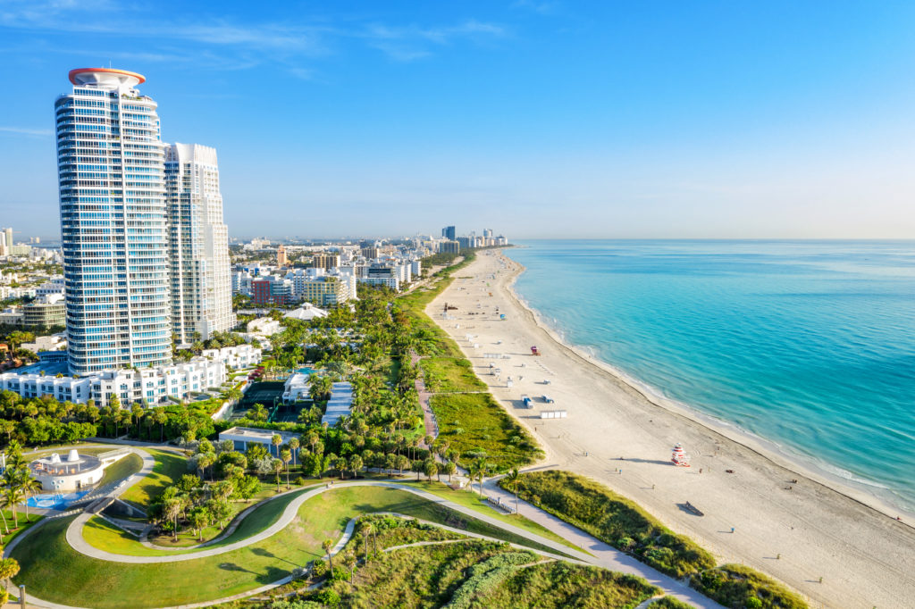 Major cities in Florida include Miami, Orlando, Tampa, and Jacksonville.
