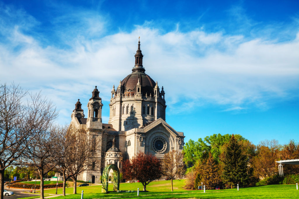 Minnesota's capital city has several architectural gems, including the Cathedral of St. Paul.