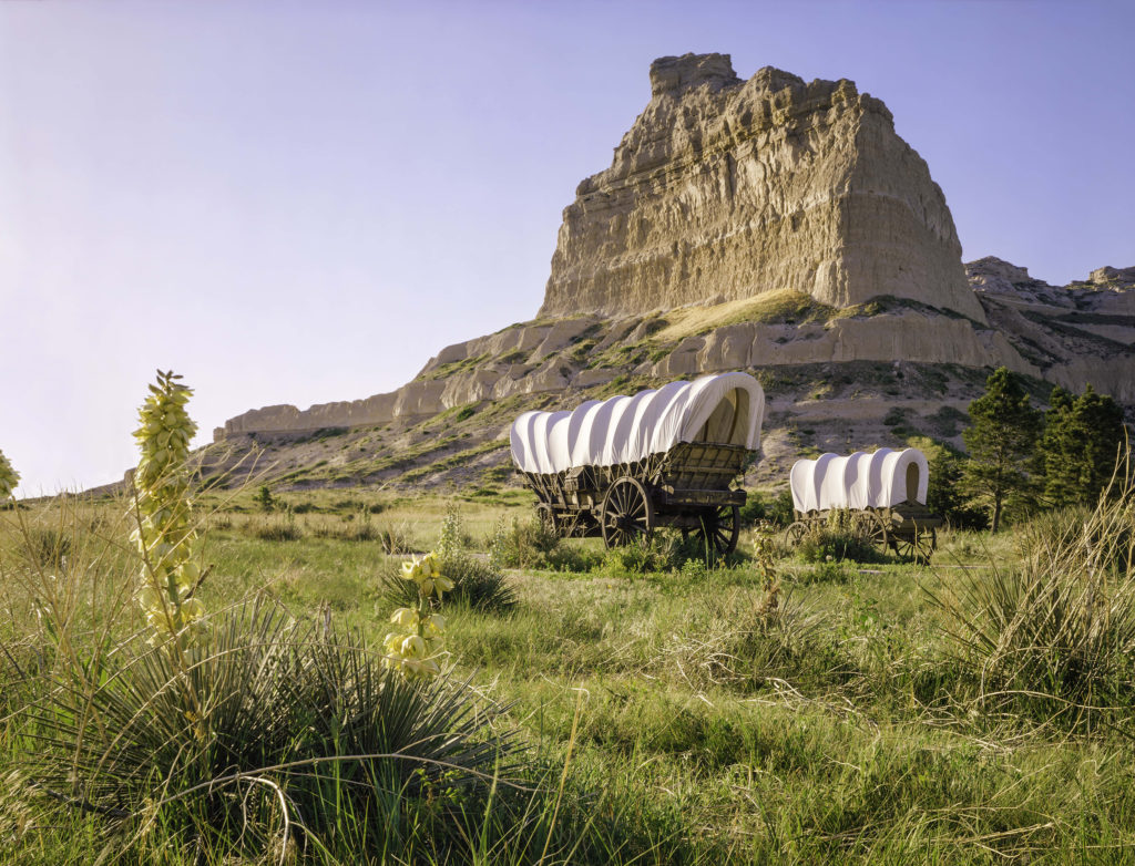 Explore Chimney Rock, the Sandhills, Scottsbluff National Monument, and Ashfall Fossil Beds State Historical Park.