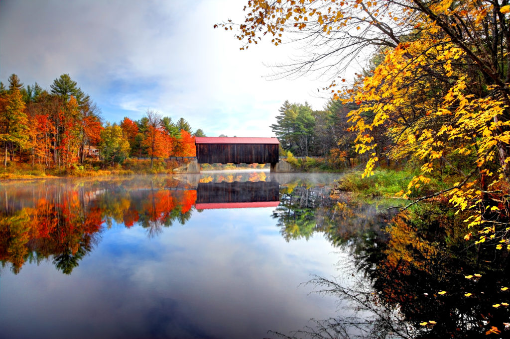 Explore the White Mountains, Polar Caves, Strawberry Banke, and many scenic covered bridges.