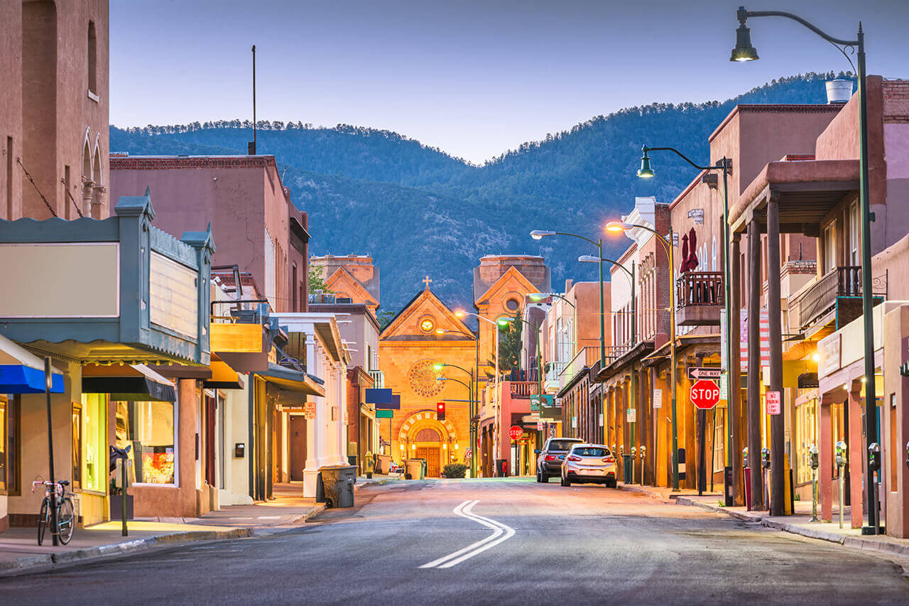 At 7,199 feet above sea level, Santa Fe is the highest state capital in the nation.