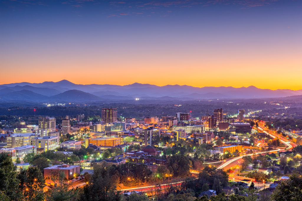 Discover Ashville, North Carolina, a city known for its vibrant arts scene and nightlife.