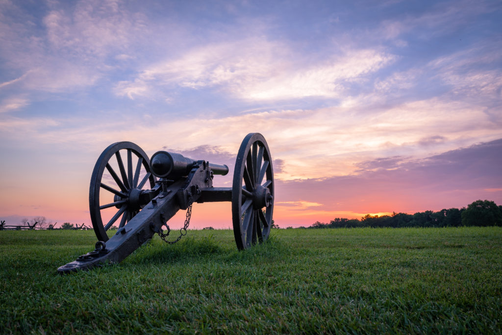 Plan a day trip to Manassas National Park, the site of the famous Civil War battlefield.