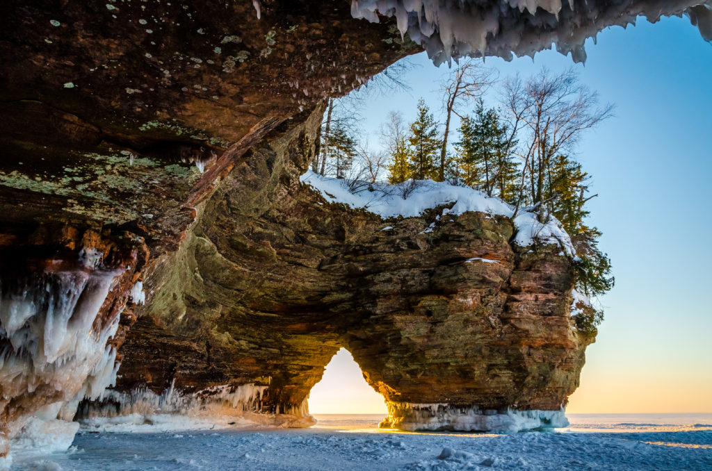 Connect with nature near the Apostle Islands Maritime Cliffs State Natural Area.