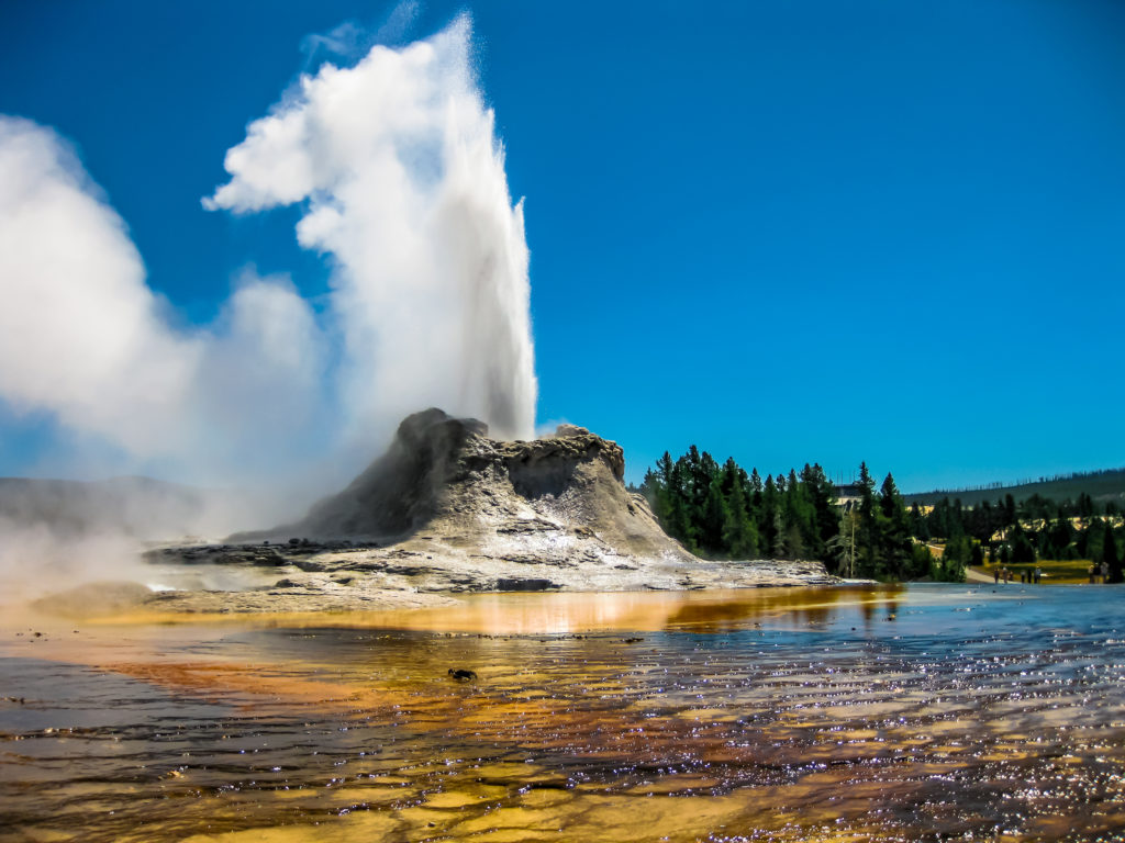 Explore Old Faithful and other sights at Yellowstone and Grand Teton National Parks.