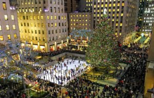 Winter holiday at Rockefeller Center