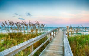 Board Walk on the Beach