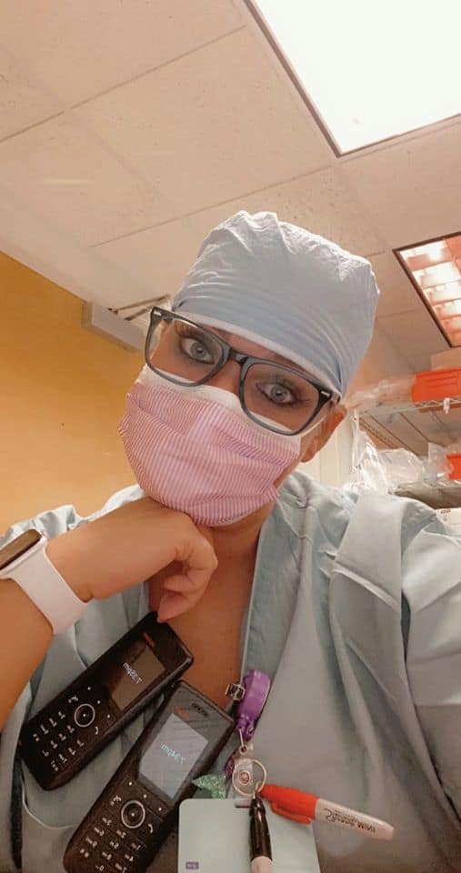 Travel nurse fighting COVID-19