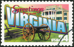 Postage stamp virginia