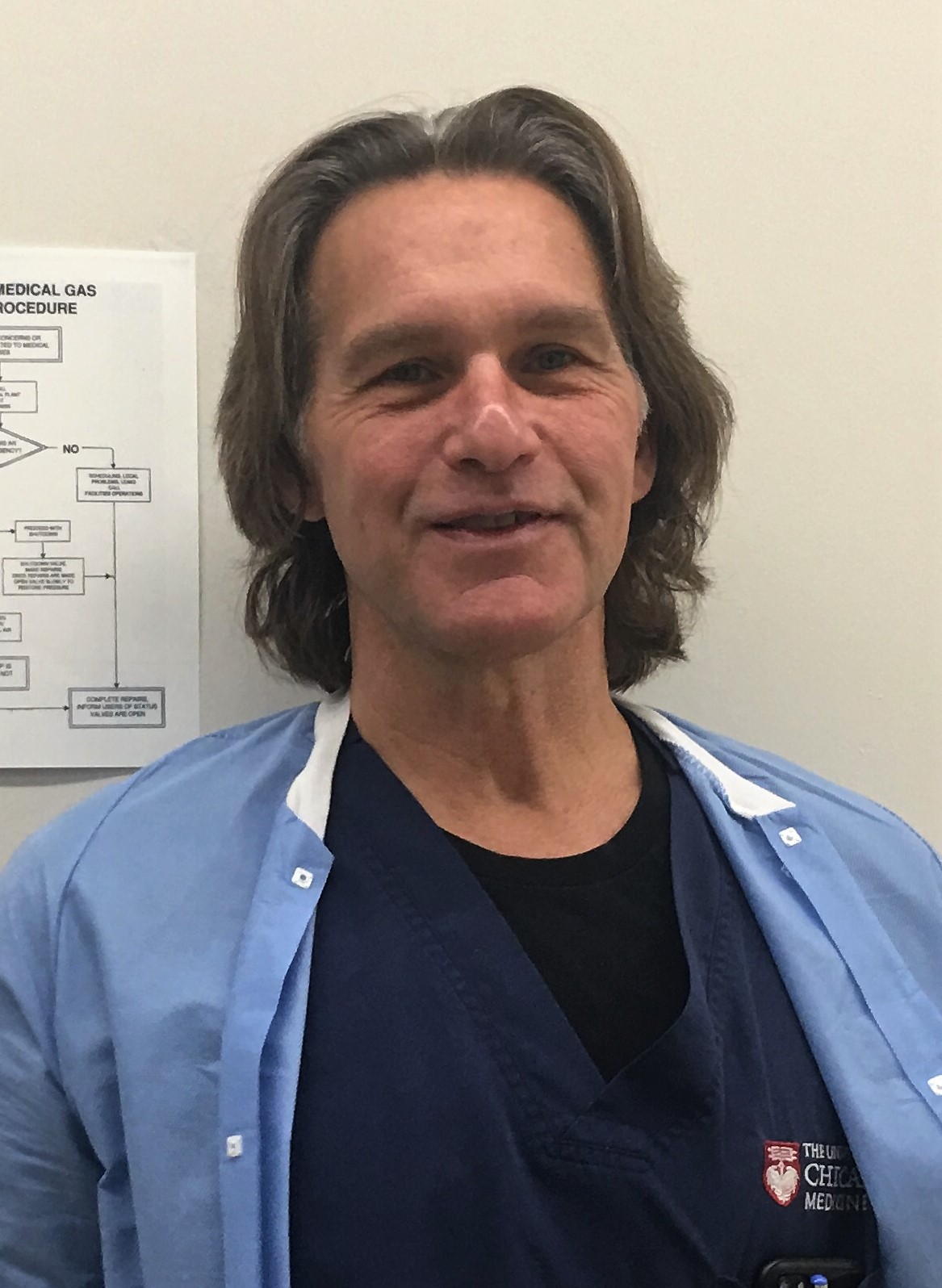 Nurse Johnny Tazbir in 2018